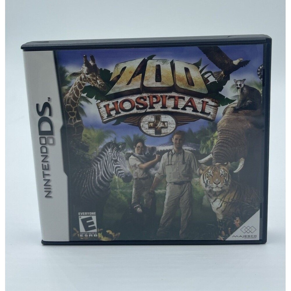 NINTENDO DS ZOO HOSPITAL- NO GAME- Case Box And Manual ONLY (2006)